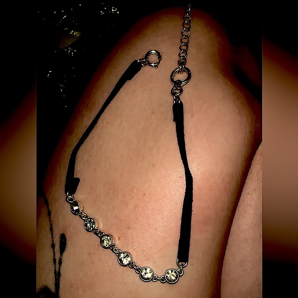 Blacked Out Princess Rhinestone Chocker
